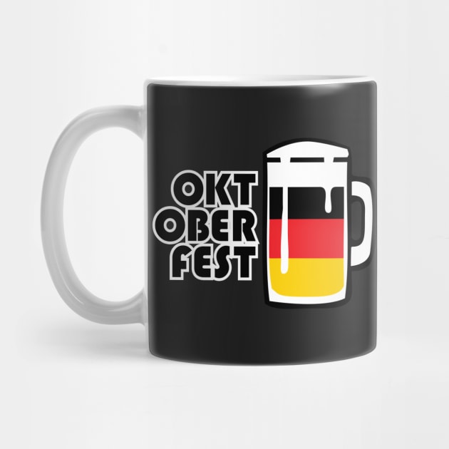 oktoberfest german flag mug by atomguy